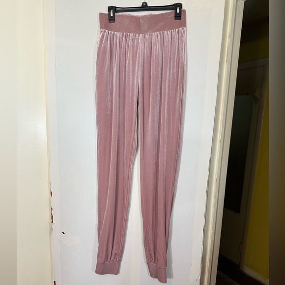 Laina Rauma Velour Leisure Lounge Jogger Sweatpants Cotton Candy Clouds | Size M - Picture 4 of 15